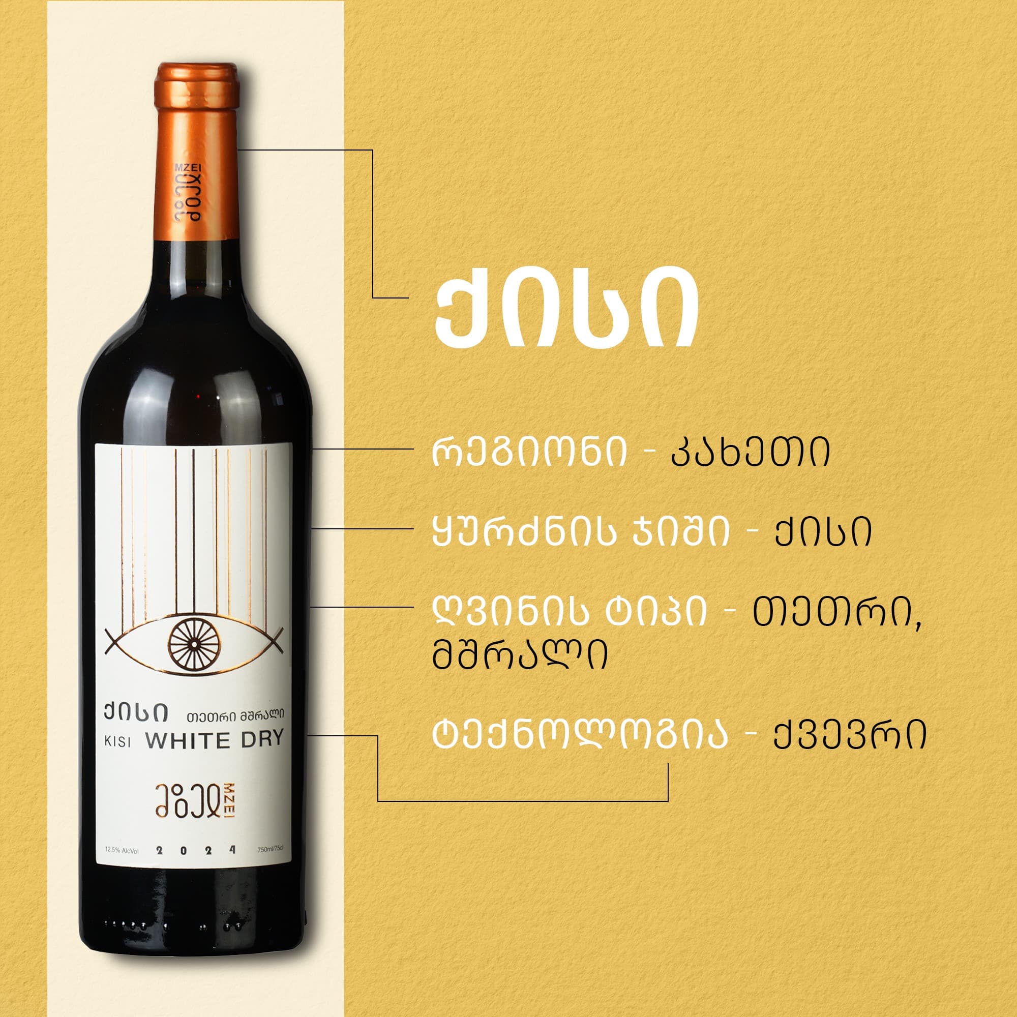 ქისის ყურძენი — ექსპრესიული ქარვისფერი ღვინის ჯიში